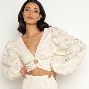 NWT Jen's Pirate Booty Getaway Crop Top in Asbury Swirl Size S